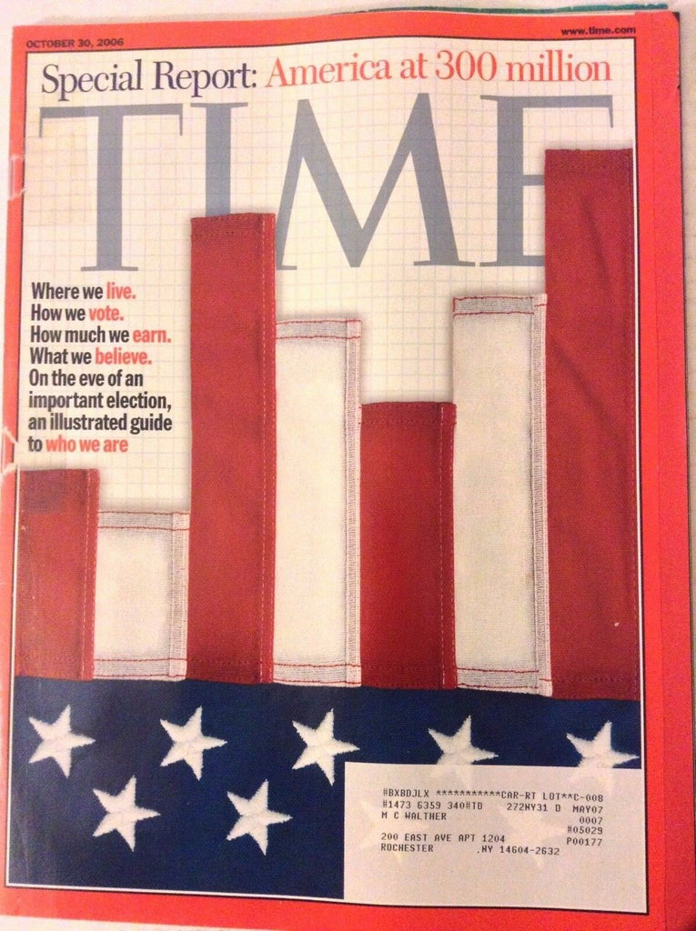 Time Magazine America At 300 Million October 30, 2006 081017nonrh