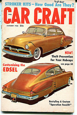Car Craft January, 1958 Customizing The Edsel EX NO ML 120815jhe2