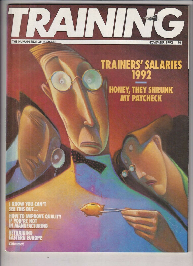Training Mag Trainers' Salaries 1992 November 1992 022420nonr