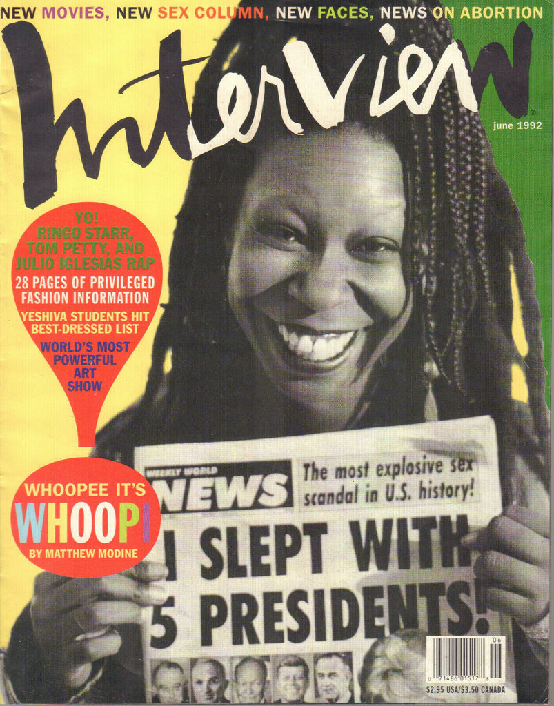Interview June 1992 Bruce Weber Whoopi Goldberg Ringo Starr 032520DBE
