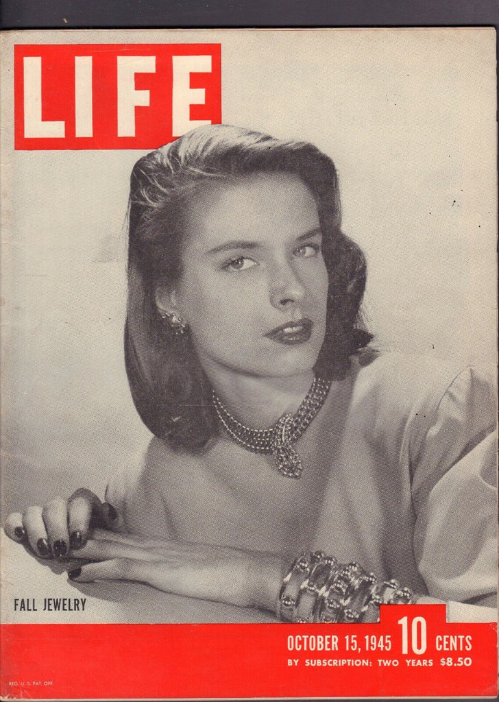 Life October 15 1945 Fall Jewelry Vg 092916DBE2