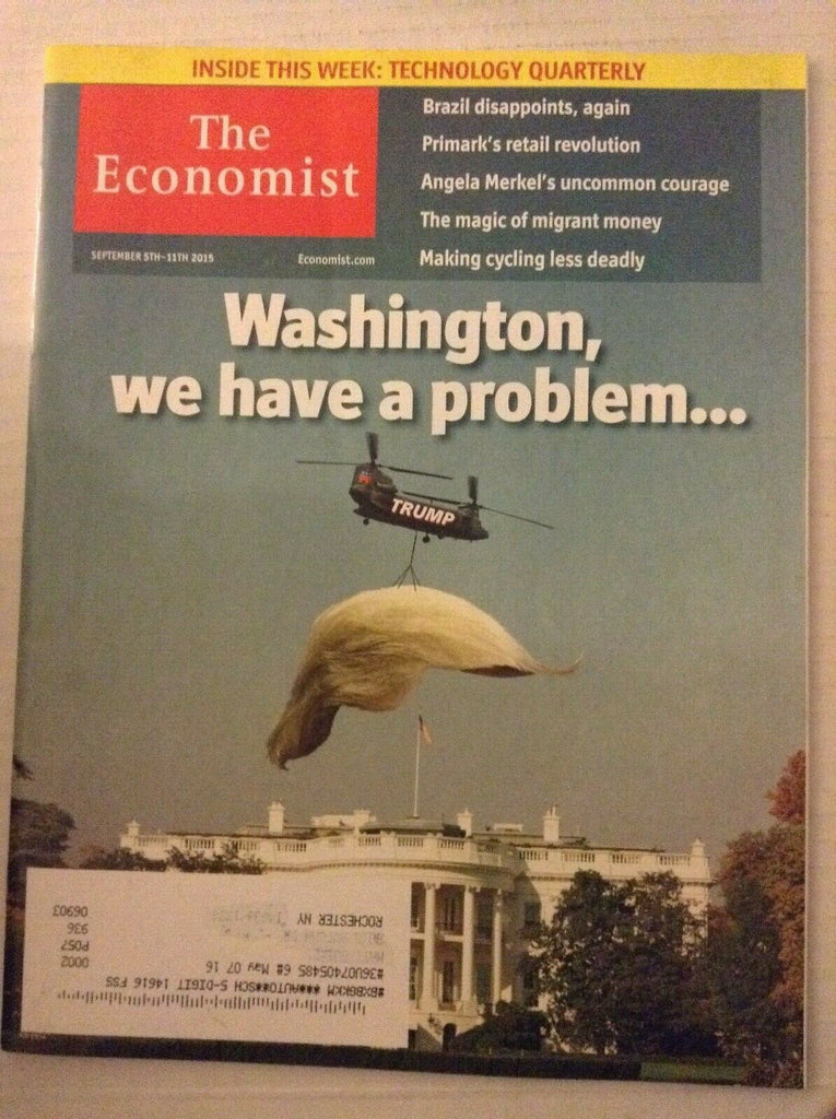 The Economist Magazine Donald Trump Is a Problem September 11, 2015 040119nonrh