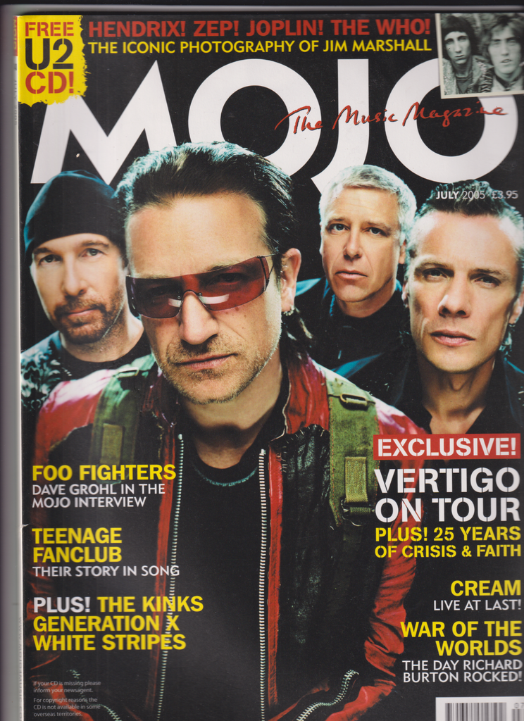 Mojo Music Magazine Foo Fighters Dave Grohl Vertigo July 2005 121319nonr2