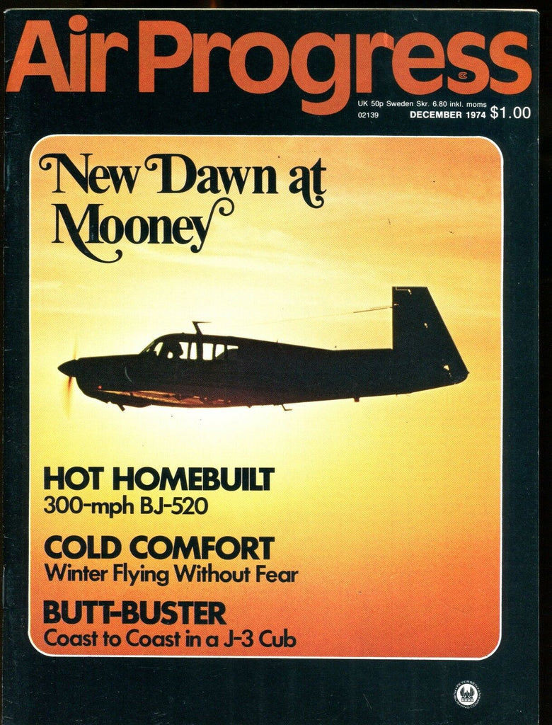 Air Progress Magazine December 1974 Mooney EX No ML 120216jhe