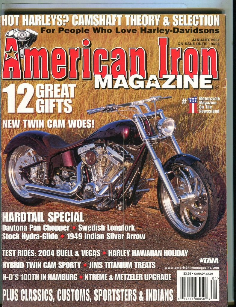 American Iron Magazine January 2004 Hardtail Special EX 050117nonjhe