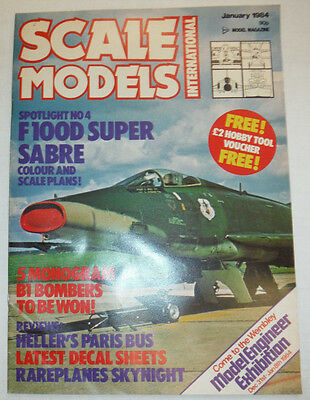 Scale Models Magazine F100D Super Sabre January 1984 040915R