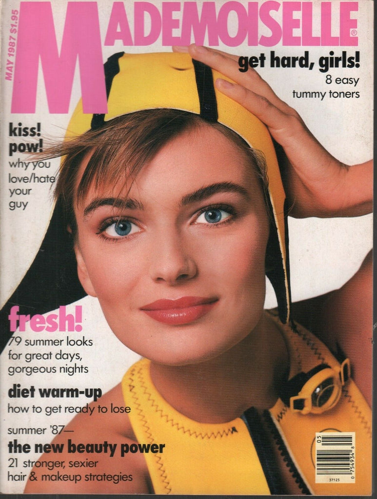 Mademoiselle Fashion Magazine May 1987 Diana Maychick Bruce Weber 120619AME