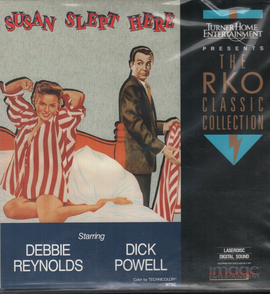 Susan Slept Here Turner Home Ent 1990 Debbie Reynolds Laser Disc 110718AMLD