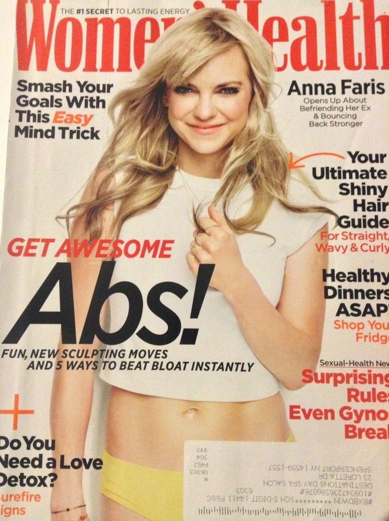Women's Health Magazine Anna Faris Awesome Abs May 2018 112918nonrh