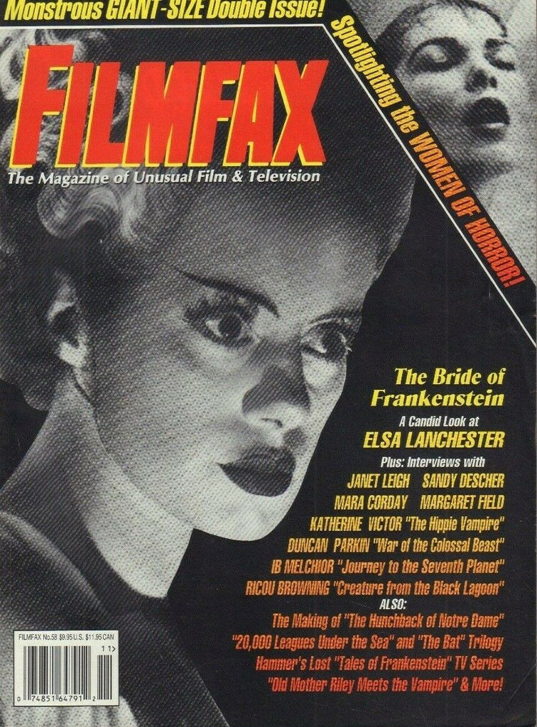 Filmfax October 1996 January 1997 Elsa Lanchester Janet Leigh 030719DBE