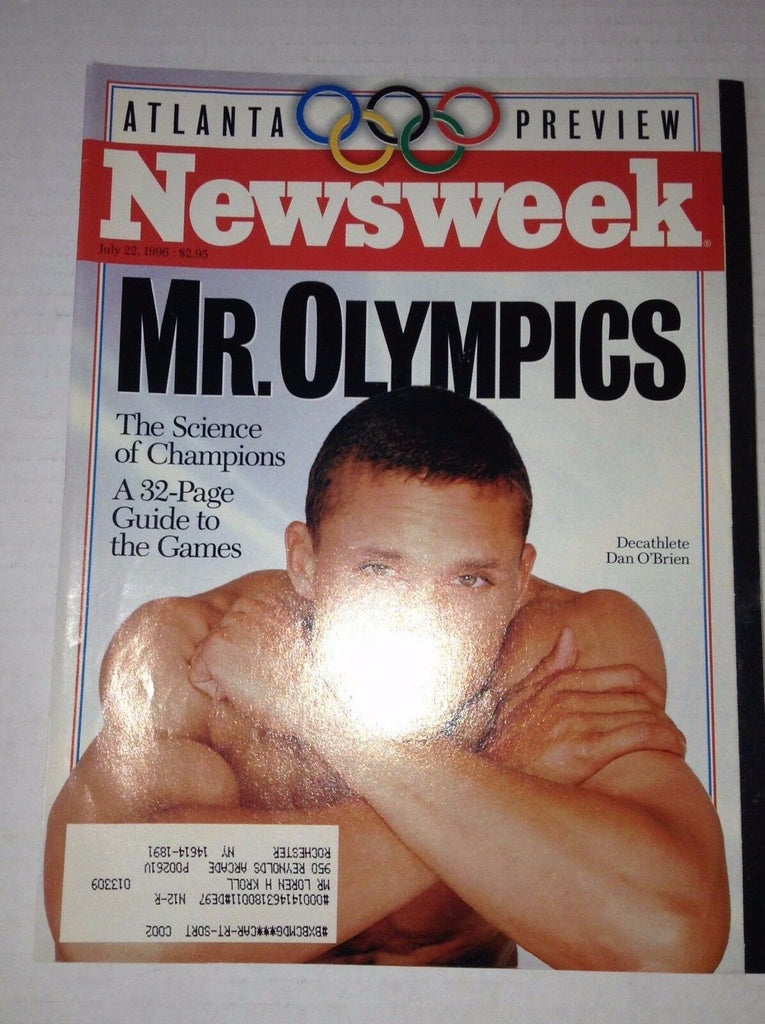 Newsweek Magazine Decathlete Dan O'Brien July 22, 1996 101216R2