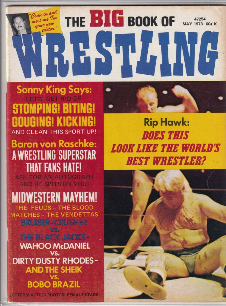 The Big Book Of Wrestling Rip Hawk Sonny King Baron Raschke May 1973 061819nonr