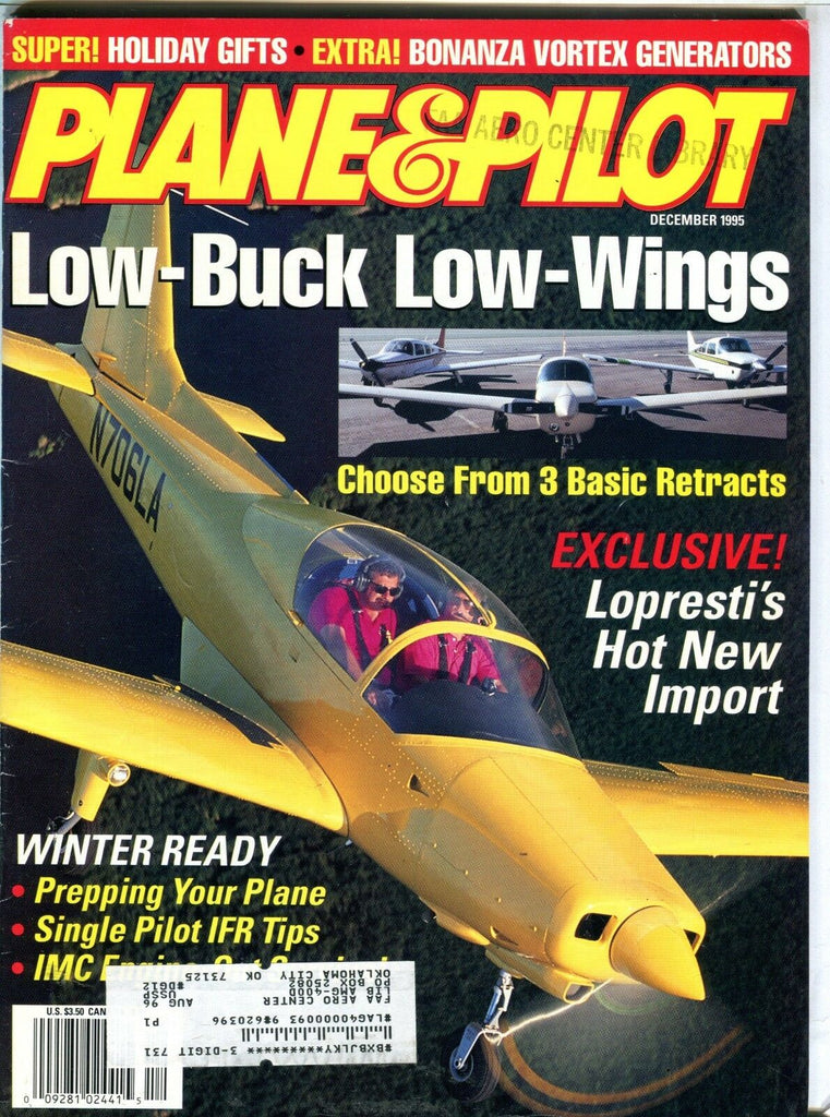 Plane & Pilot Magazine December 1995 Lopresti EX w/ML FAA Library 101716jhe