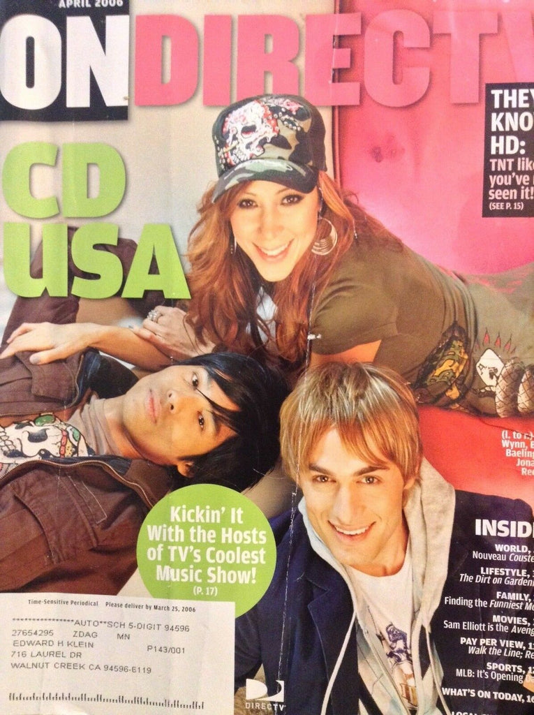 On Direct TV Magazine John Wynn Becky Baeling April 2006 041018nonrh