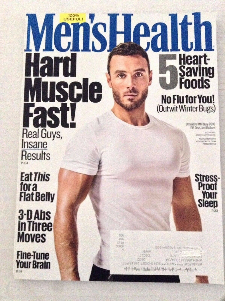 Men's Health Magazine ER Doc Jed Ballard November 2016 120716rh