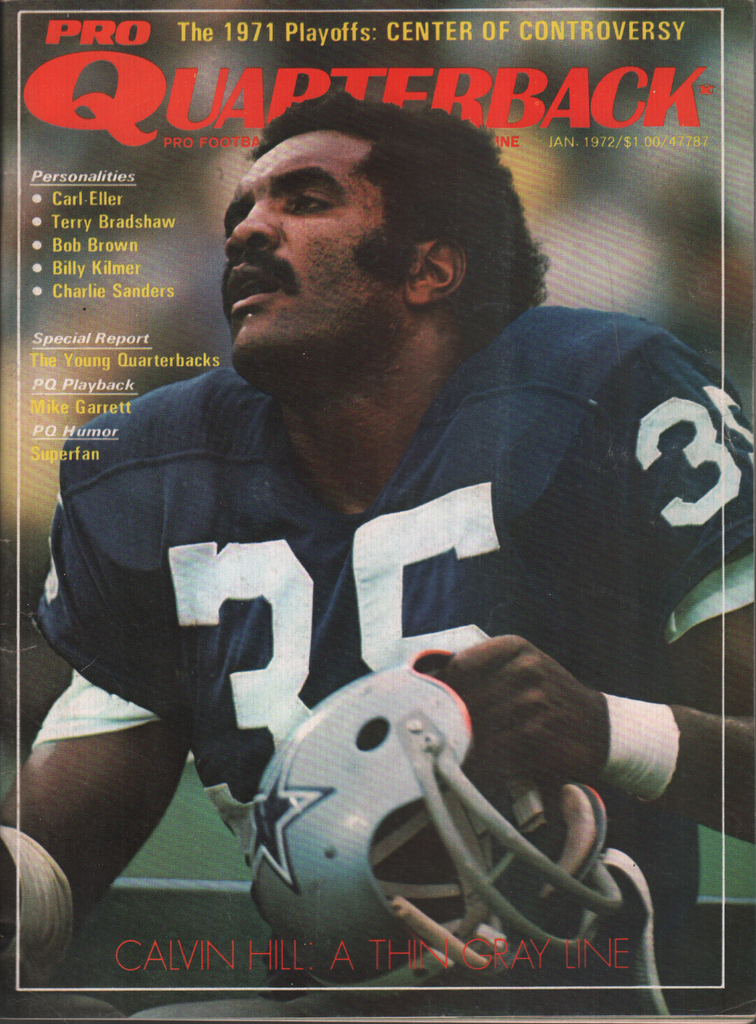 Pro Quarterback January 1972 Calvin Hill Terry Bradshaw 041420DBE