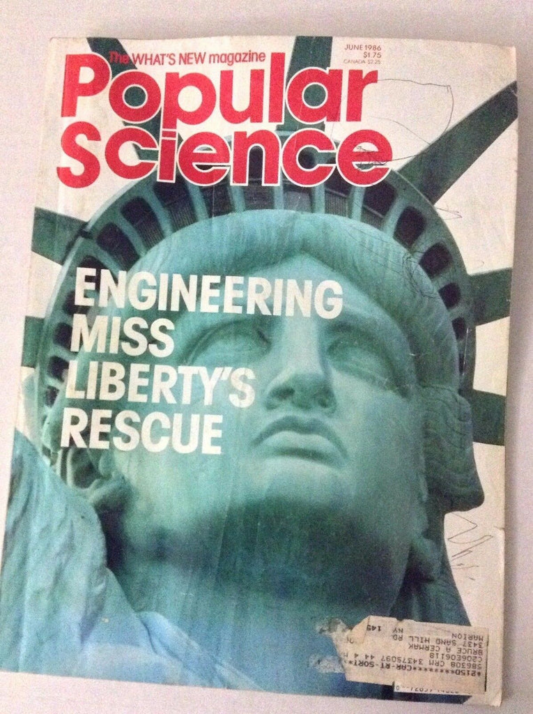 Popular Science Magazine Engineering Miss Liberty June 1986 031917NONRH
