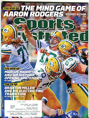 Sports Illustrated Magazine September 21 2015 Aaron Rodgers EX 051016jhe