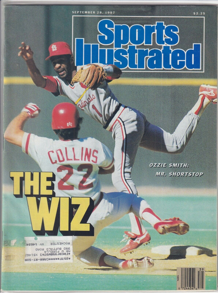 Sports Illustrated Ozzie Smith Mr. Shortstop September 28, 1987 091619nonr