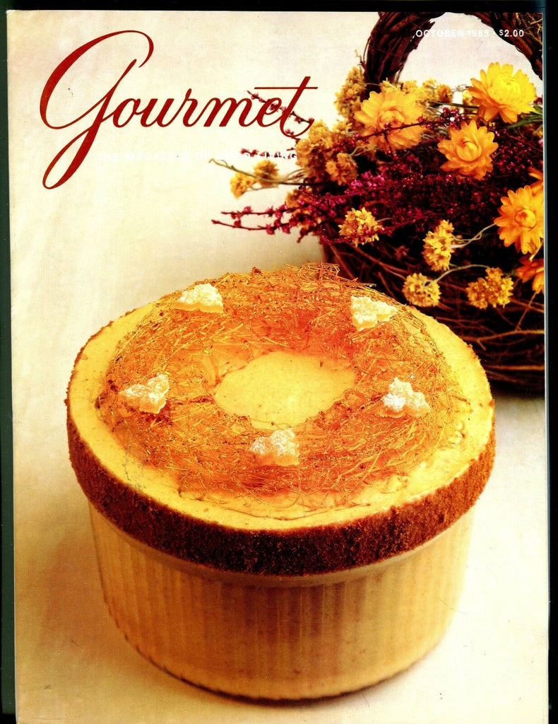Gourmet Magazine October 1985 EX No ML 012317jhe