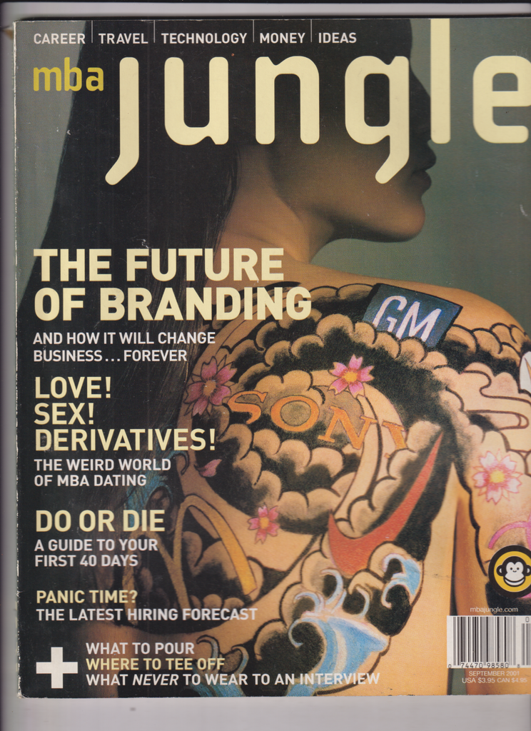 MBA Jungle Magazine Future Of Branding September 2001 121919nonr