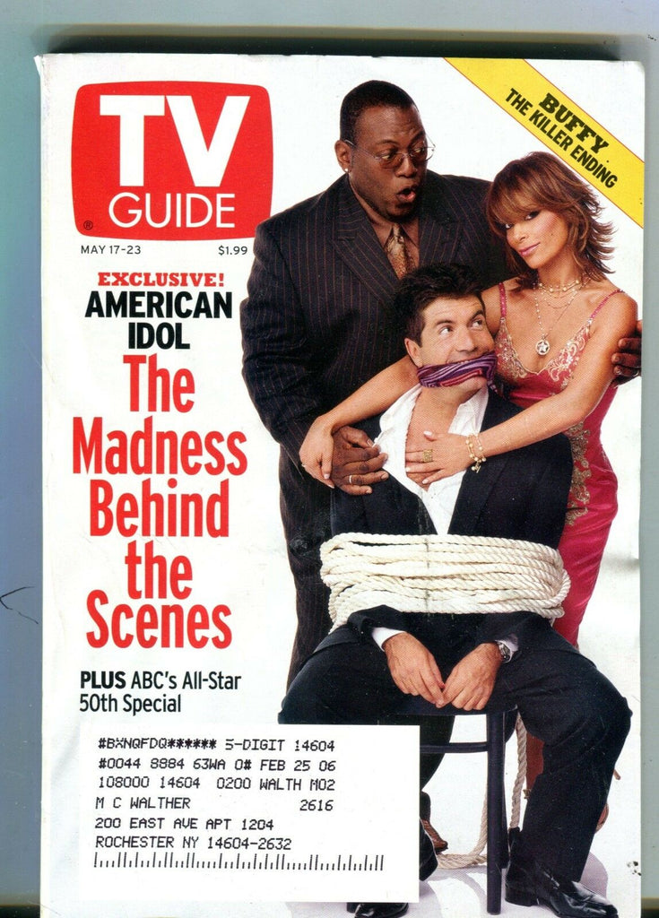 TV Guide Magazine May 17-23 2003 American Idol EX w/ML 100616jhe