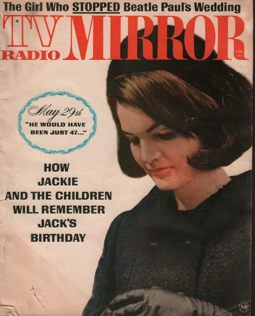 TV Radio Mirror June 1964 Jackie Kennedy John F Kennedy 071019AME