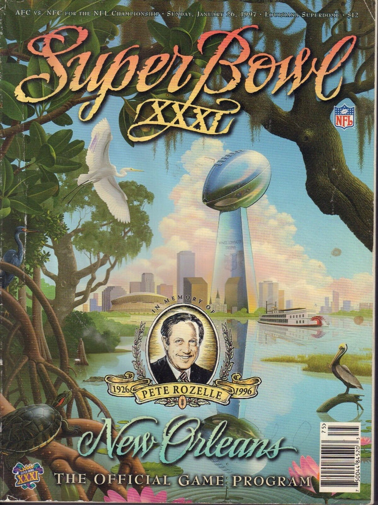 Super Bowl XXXI Game Program NFL Football 1997 072117nonjhe