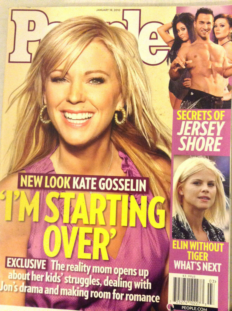 People Weekly Magazine Kate Gosselin Jersey Shore January 18, 2010 081017nonrh