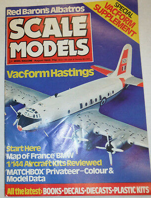 Scale Models Magazine Vacform Hastings Map Of France BMW August 1982 040915R