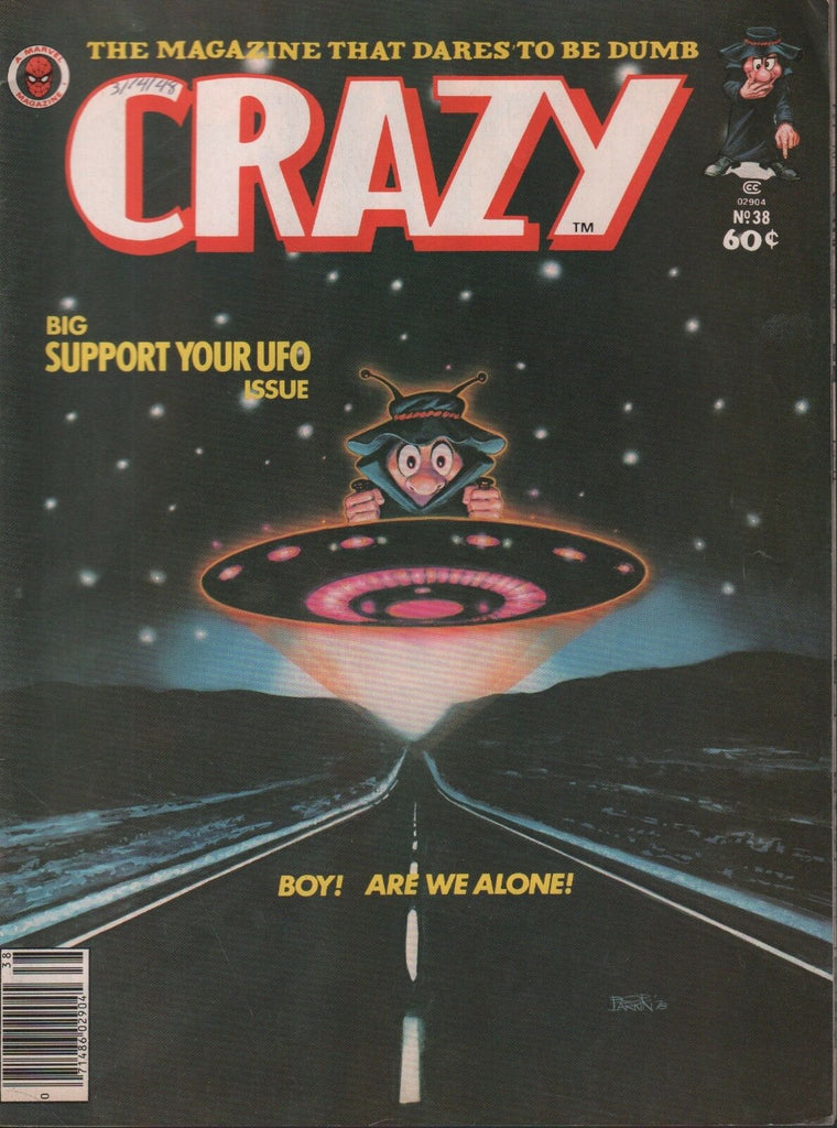 Crazy #38 Marvel Magazine UFO 051918DBE