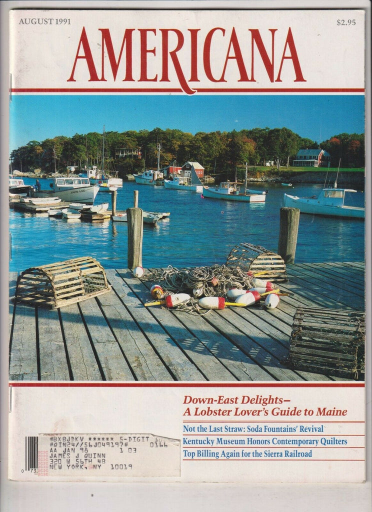 Americana Mag Lobster Lover's Guide August 1991 033120nonrh