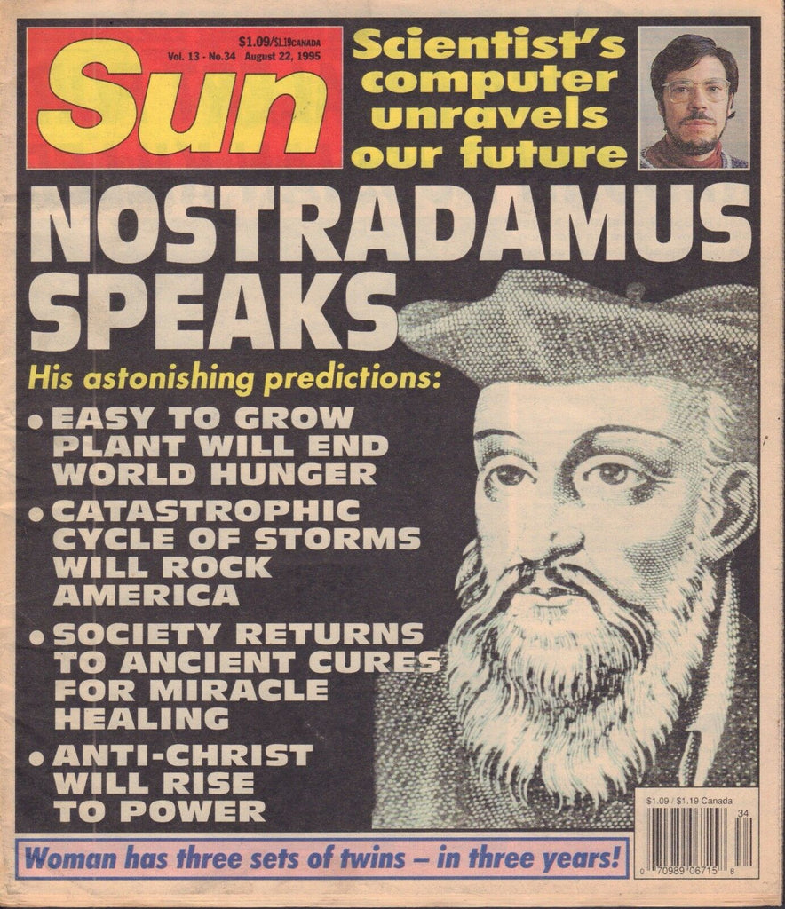 Sun August 22 1995 Nostradamus 092117DBE