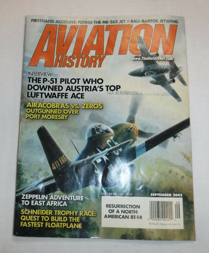 Aviation History Magazine Air Acobras Vs Zeros September 2002 FAL FAA 110216R