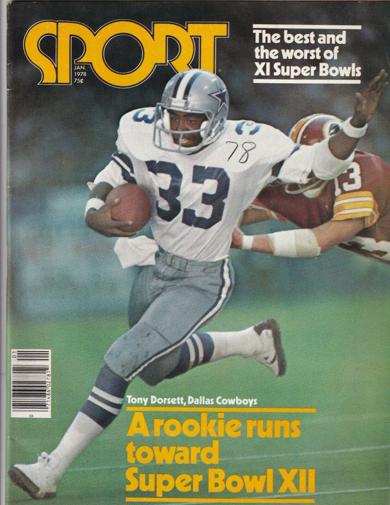 Sport Magazine Tony Dorsett Super Bowl XII January 1978 071719nonr