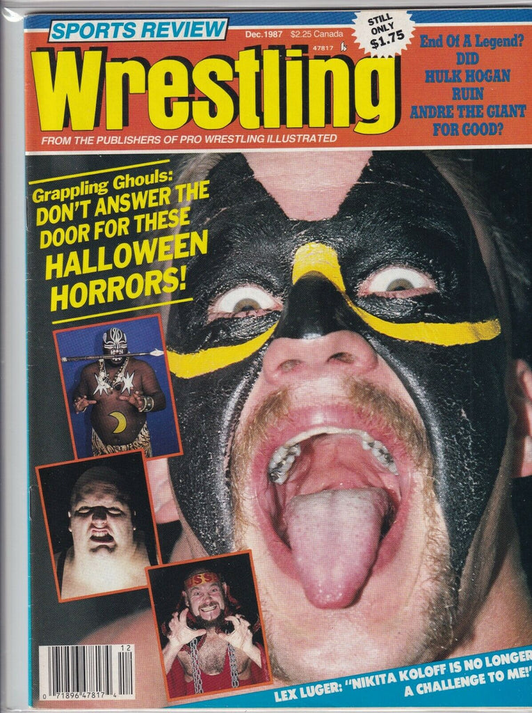 Sports Review Wrestling Lex Luger Nikita Koloff December 1987 060419nonr