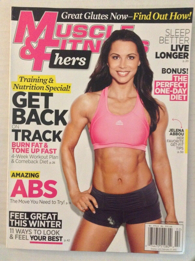 Muscle & Fitness Hers Magazine Jelena Abbou January/February 2012 032719nonrh