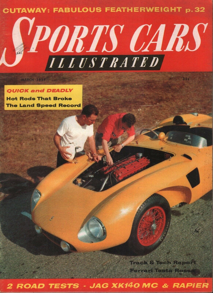 Sports Cars Illustrated March 1957 Ferrari Testa Rossa 011719AME