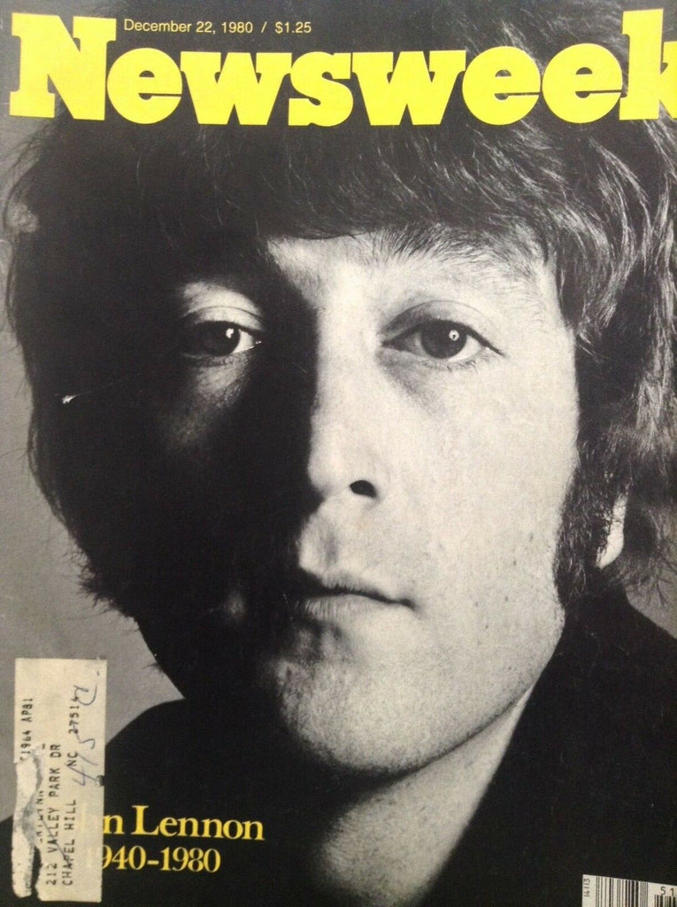 Newsweek Magazine John Lennon December 22, 1980 123117nonrh