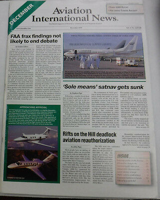 Aviation International News Magazine FAA Frax December 1999 FAL 072115R