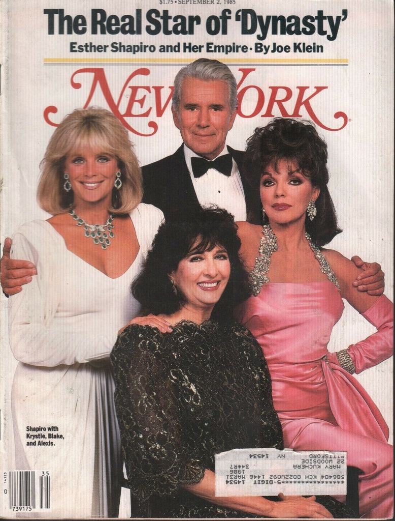 New York Magazine September 2 1985 Esther Shapiro Joe Klein 012819AME