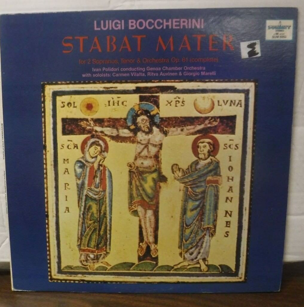 Luigi Boccherini Stabat Mater complete Op 61 vinyl SUM 6000 031118LLE