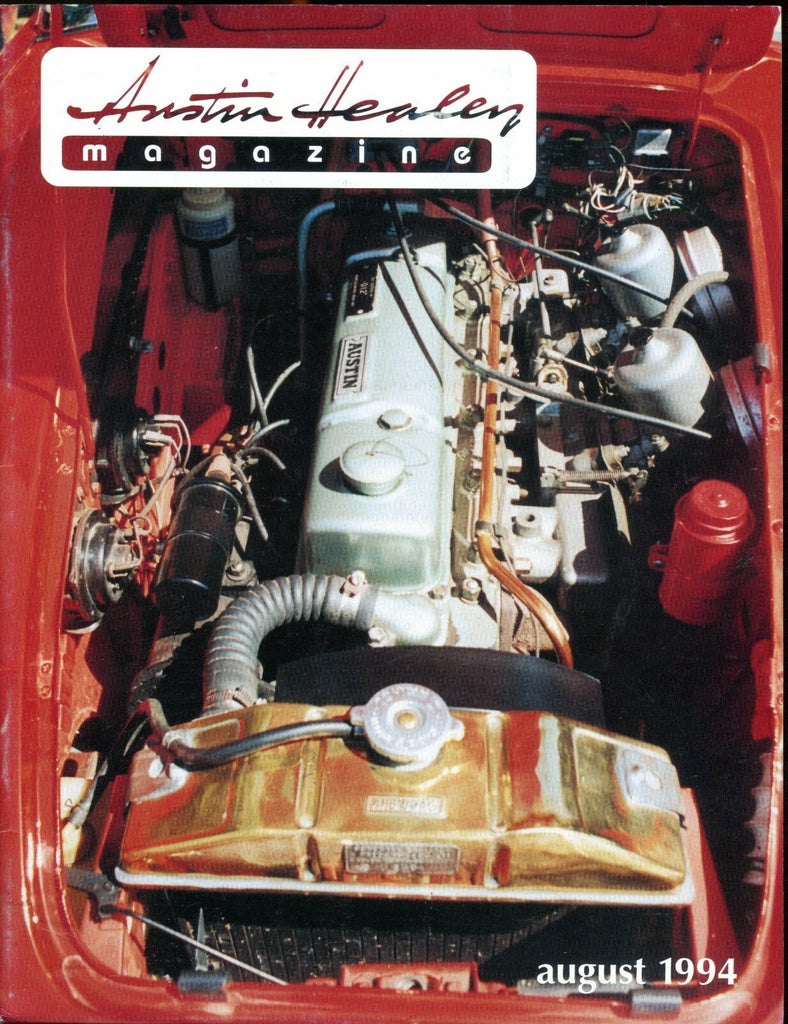 Austin Healey Magazine August 1994 Engine Bay EX w/ML On Back 022717nonjhe