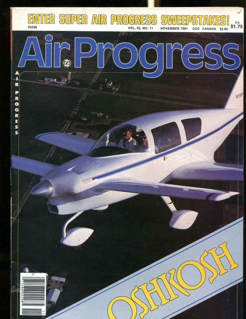 Air Progress Magazine November 1981 Oshkosh EX No ML 122916jhe