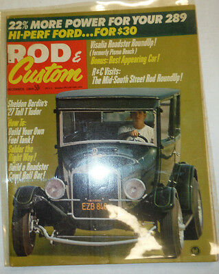 Rod & Custom Magazine Sheldon Bardin's '27 Tall T Tudor December 1969 022715r