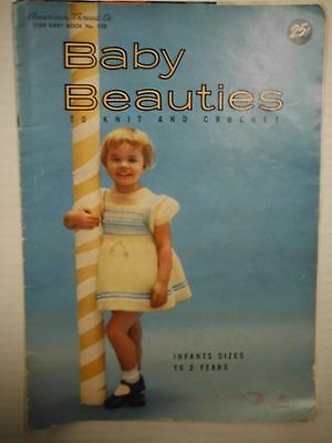 American Thread Co Baby Beauties Knit & Crochet Infant sizes to 2 years 1222SM