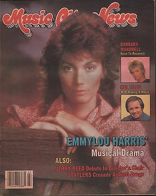 Music City News 1985 march Emmylou Harris EX 122115DBE