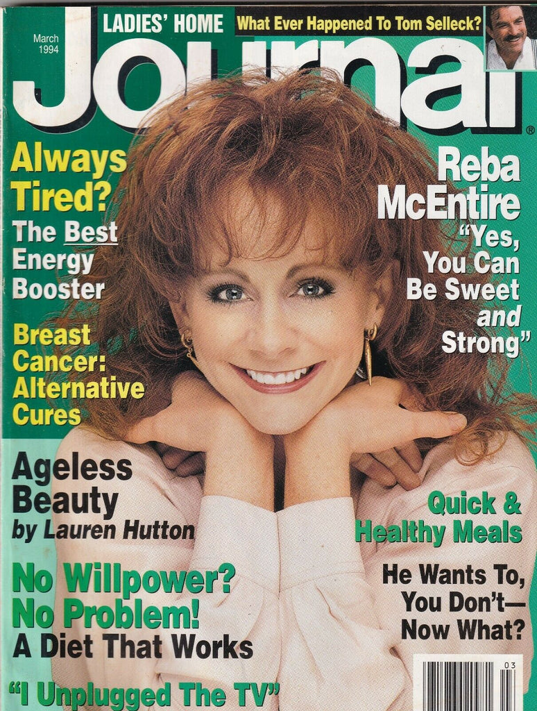 Ladies' Home Journal Reba McEntire Ageless Beauty March 1994 093019nonr