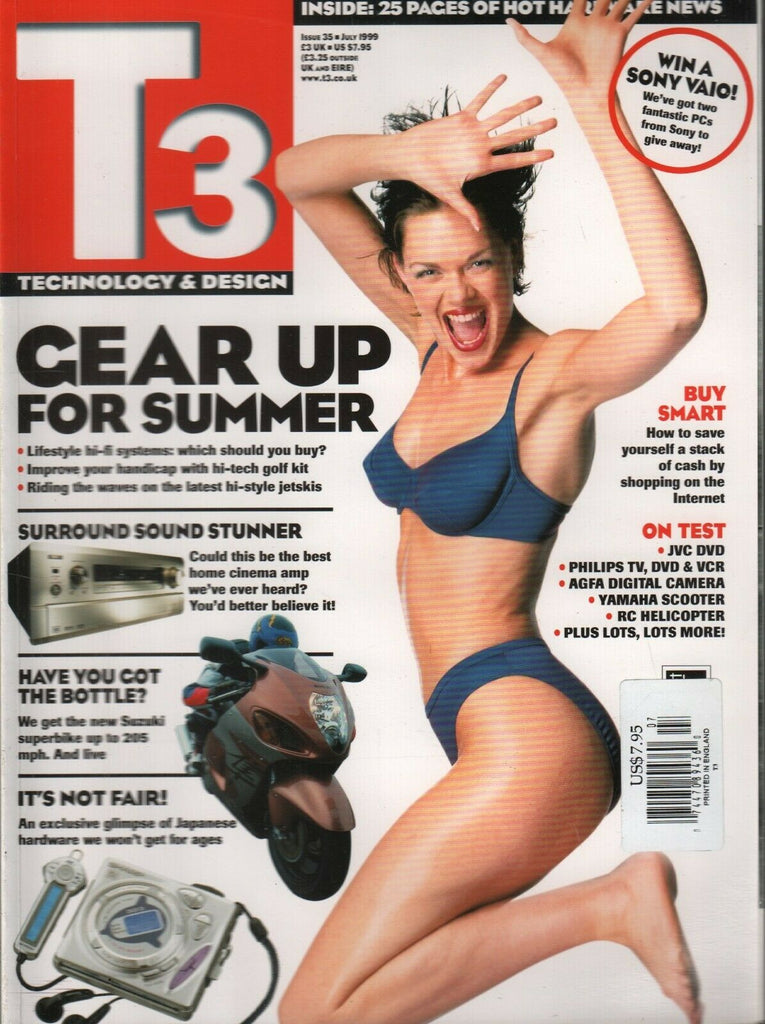 T3 UK Technology Magazine July 1999 Philips TB Yamaha 112219AME