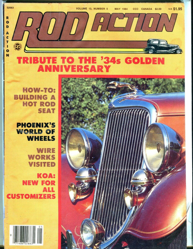 Rod Action Magazine May 1984 '34s Golden Anniversary VG No ML 030617nonjhe